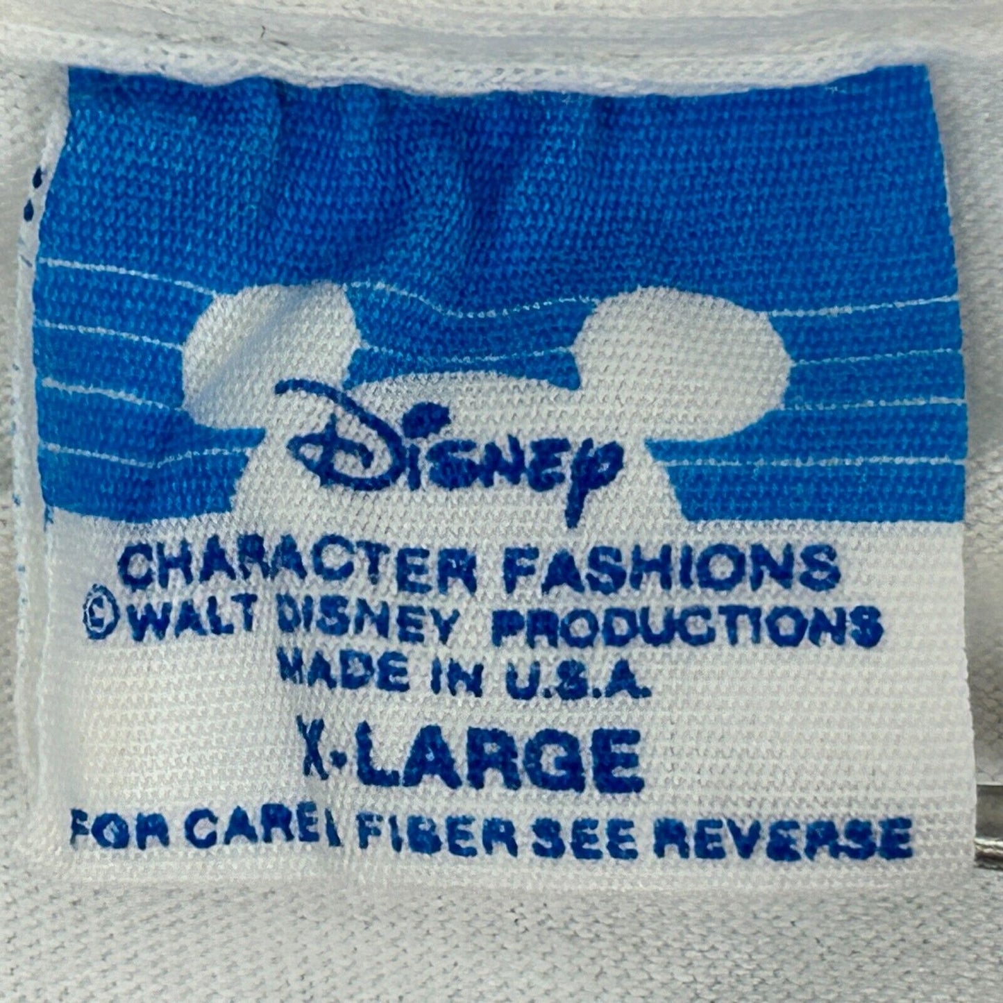 Captain EO Disneyland Vintage 80s T Shirt X-Large Michael Jackson USA Mens White