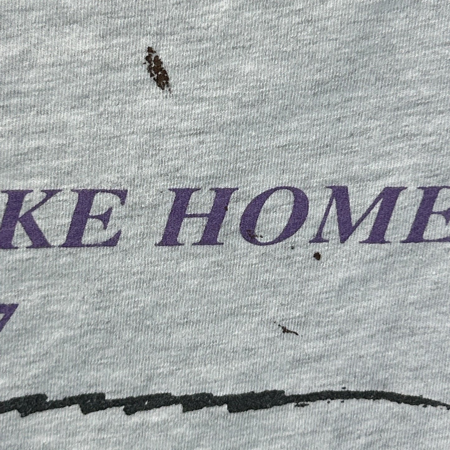 Vintage Hatboro Pennsylvania T Shirt Mens L Large Gray 90s No Place Like Home