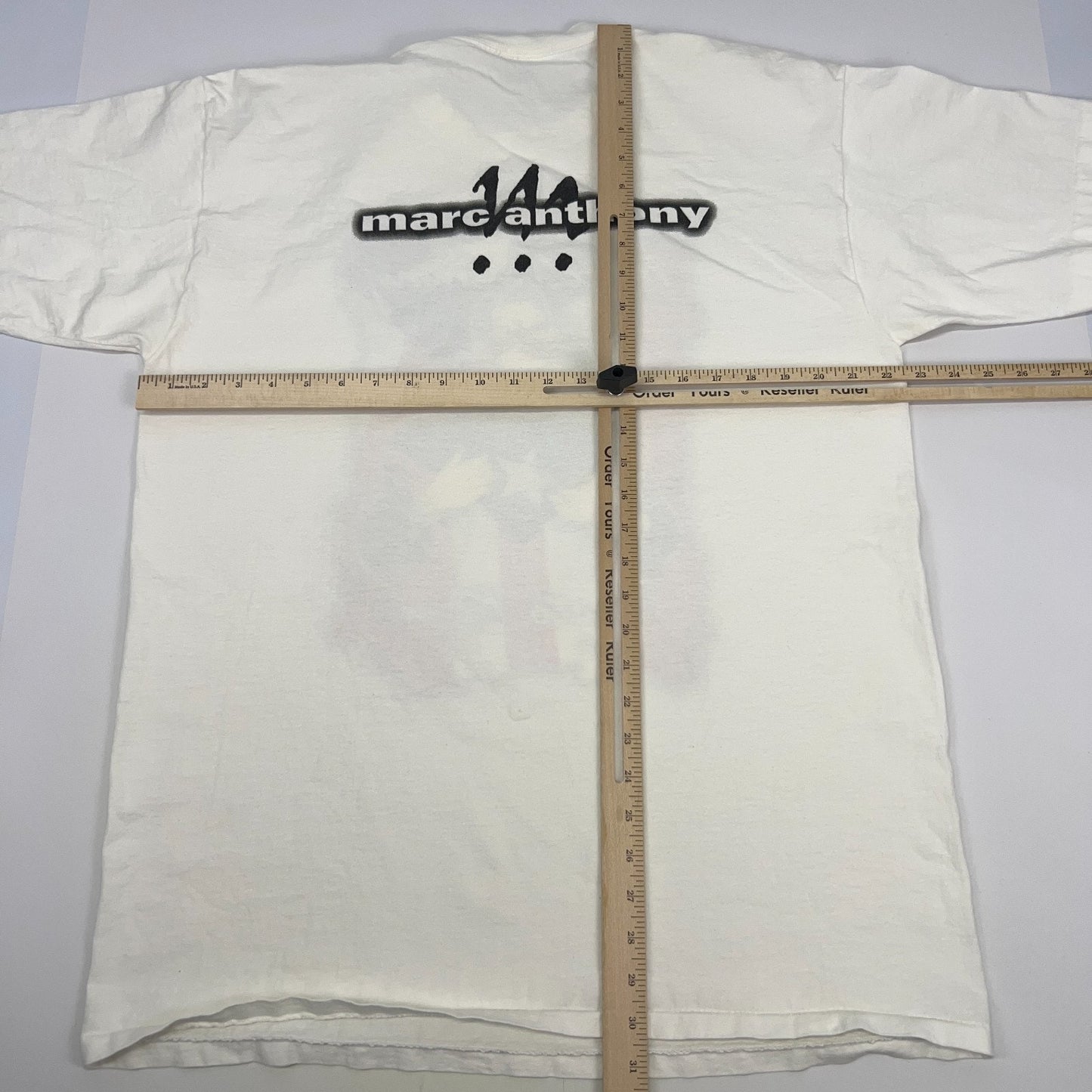 Vintage Y2Ks Marc Anthony Puerto Rican Pride T Shirt 2000 Latin White XL X-Large