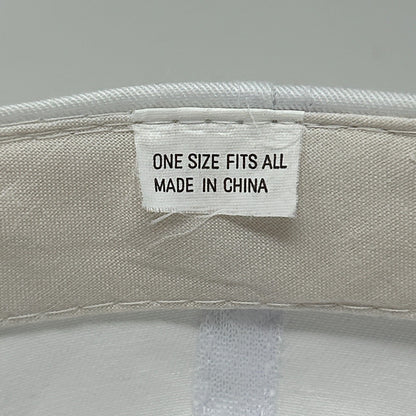 Vintage 90s Greens Supper Club Green Valley Hat Baseball Cap Golf Snapback White