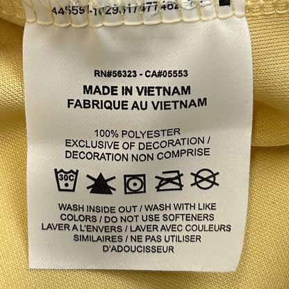 Nike Golf Tree of Life Polo Shirt Golfing Golfer Dri Fit Yellow Mens XXL 2XL