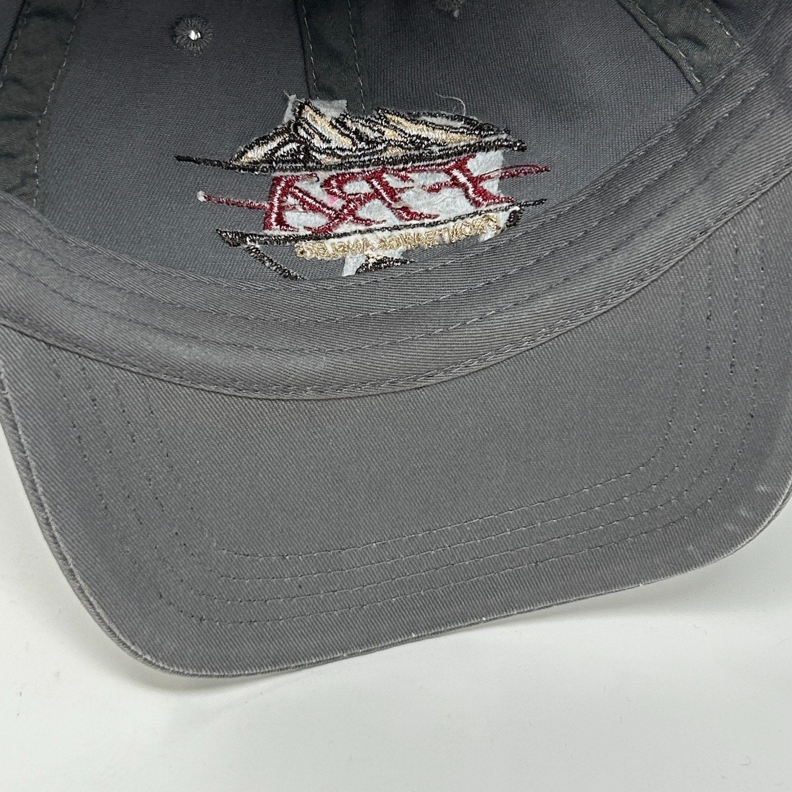 FRA Front Range Anglers Dad Hat Baseball Cap Fisherman Fishing Strapback Gray - Neon Vintage