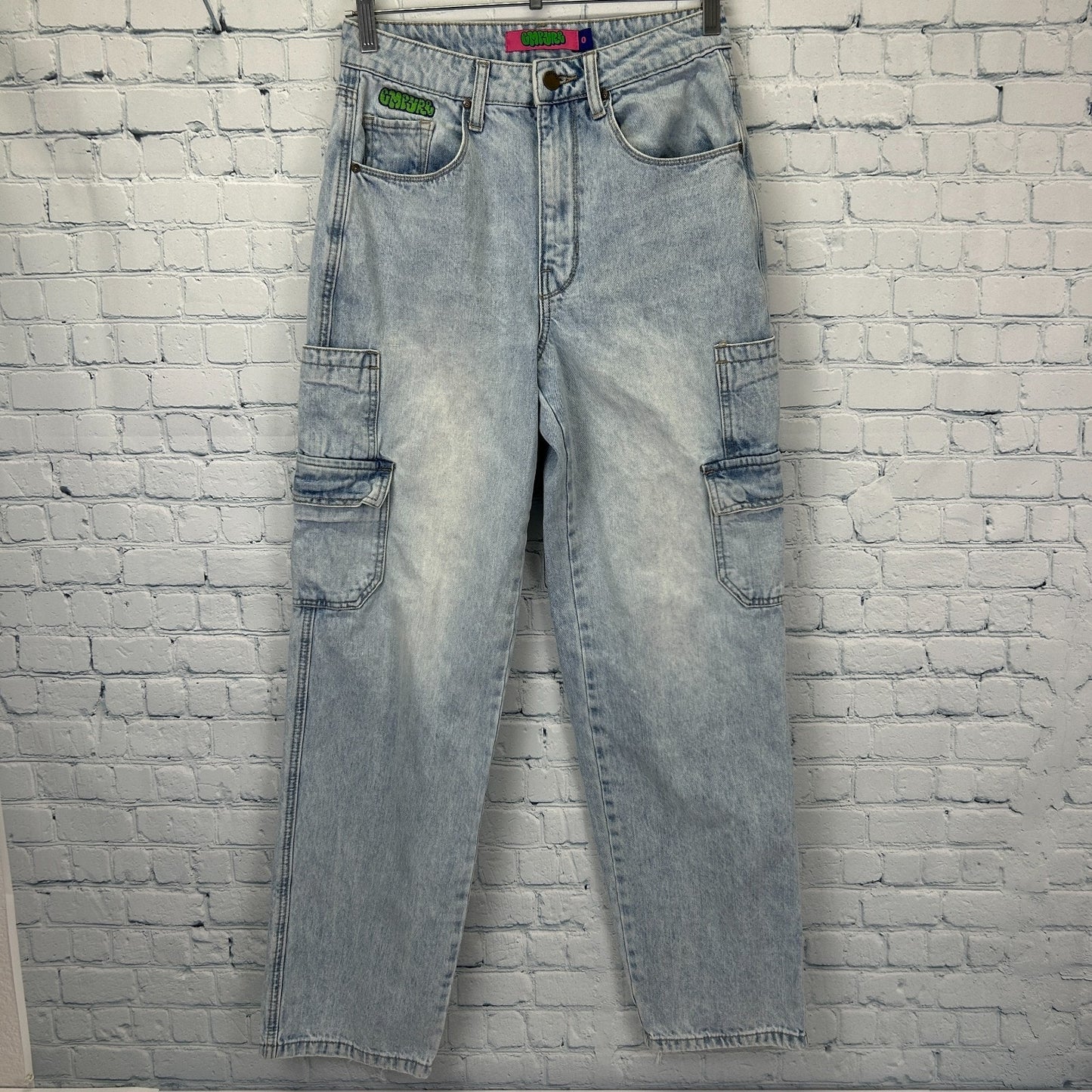 Empyre Tori Cargo Jeans Streetwear Skater Skateboarding Denim Womens Size 0