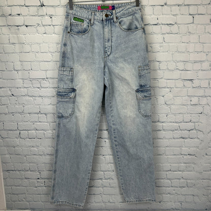 Empyre Tori Cargo Jeans Streetwear Skater Skateboarding Denim Womens Size 0