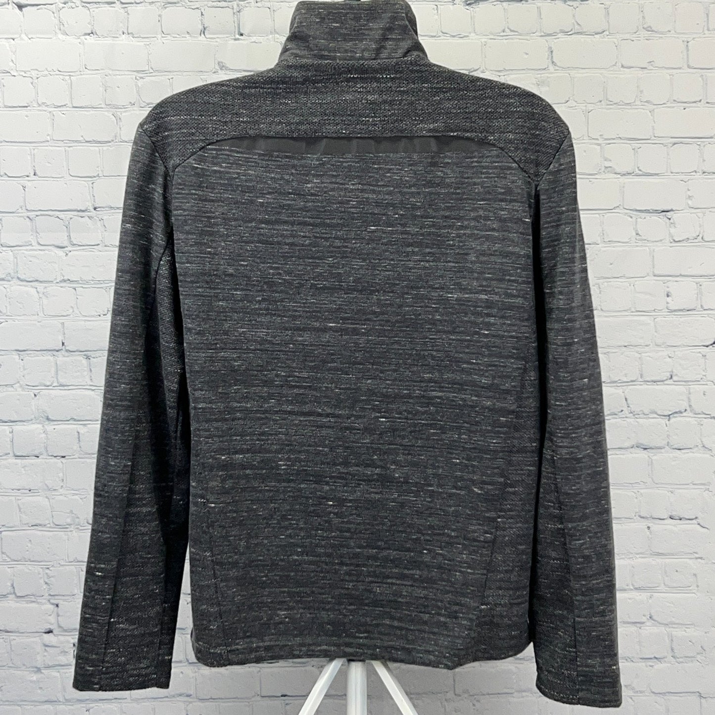 Cowboy Channel Cowboy Christmas 1/4 Quarter Zip Shirt Pockets OGIO Gray L Large