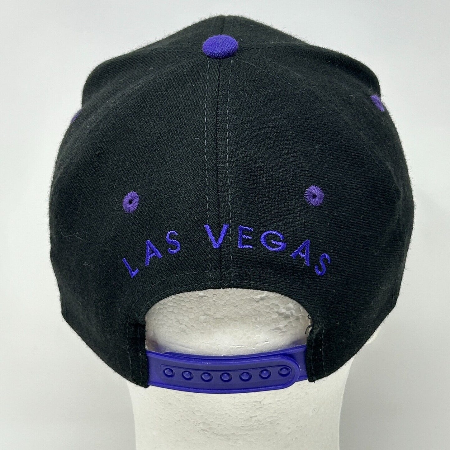 Vintage MGM Grand Las Vegas Baseball Hat Cap King Looey Casino Snapback Black