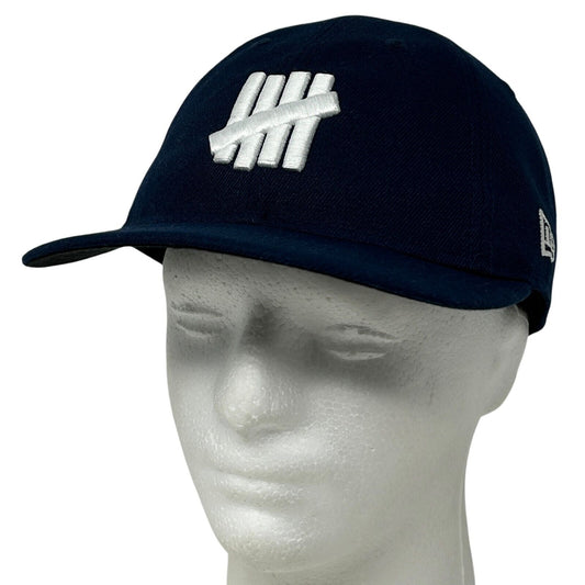 Undefeated x New Era Hat Fitted 7 1/8 UNDFTD 19Twenty 6 Panel Blue Baseball Cap