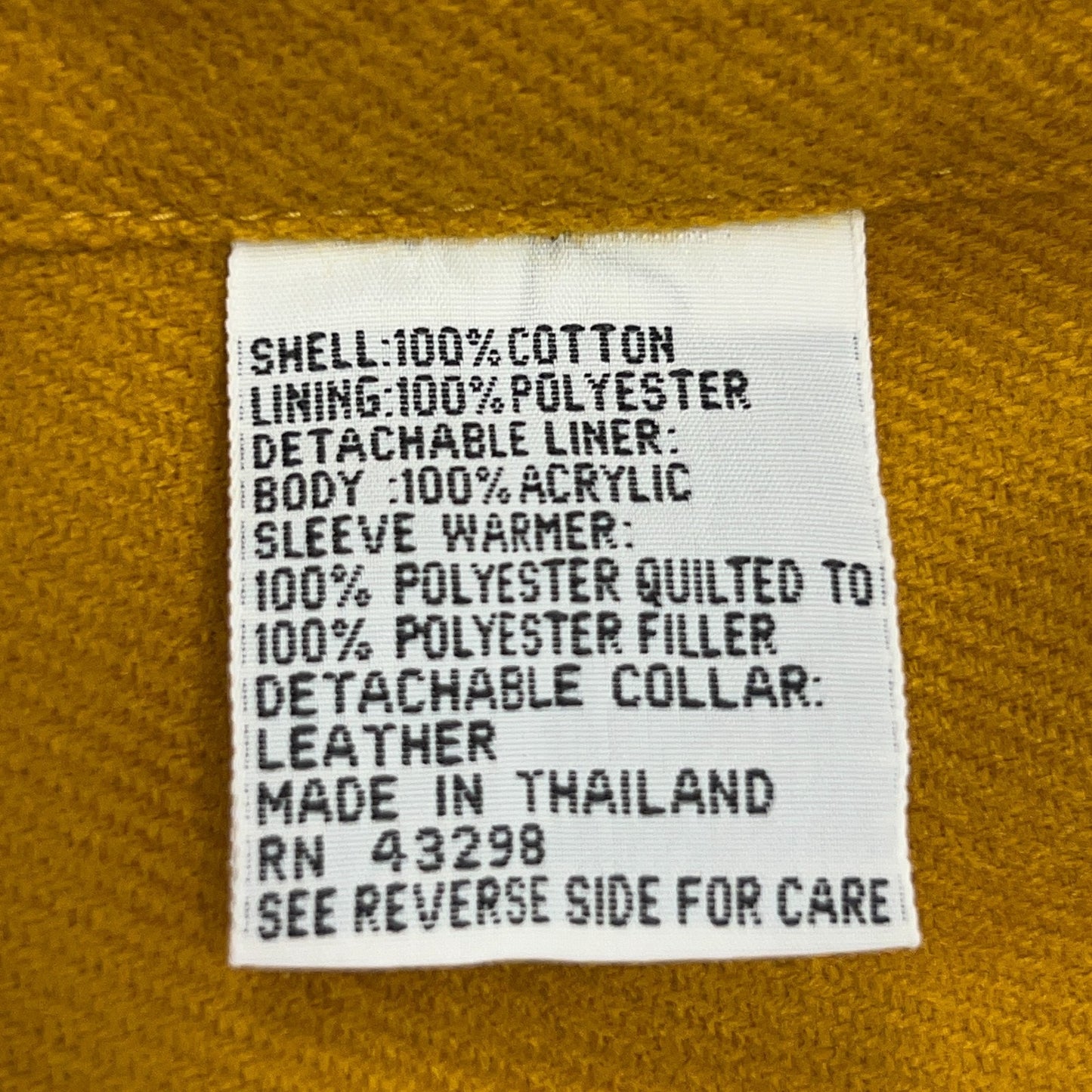 Gallery Vintage Trench Coat in Mustard Yellow with Detachable Liner and Leather Collar