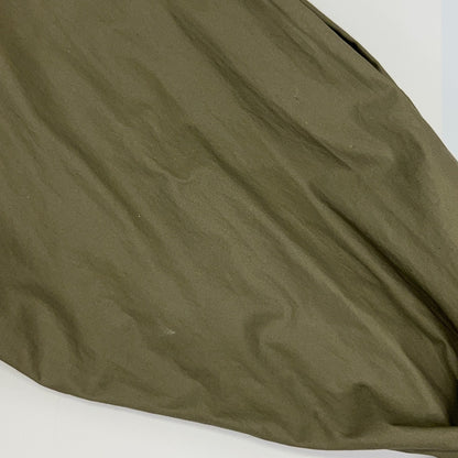 Gallery vintage olive trench coat front view in size medium