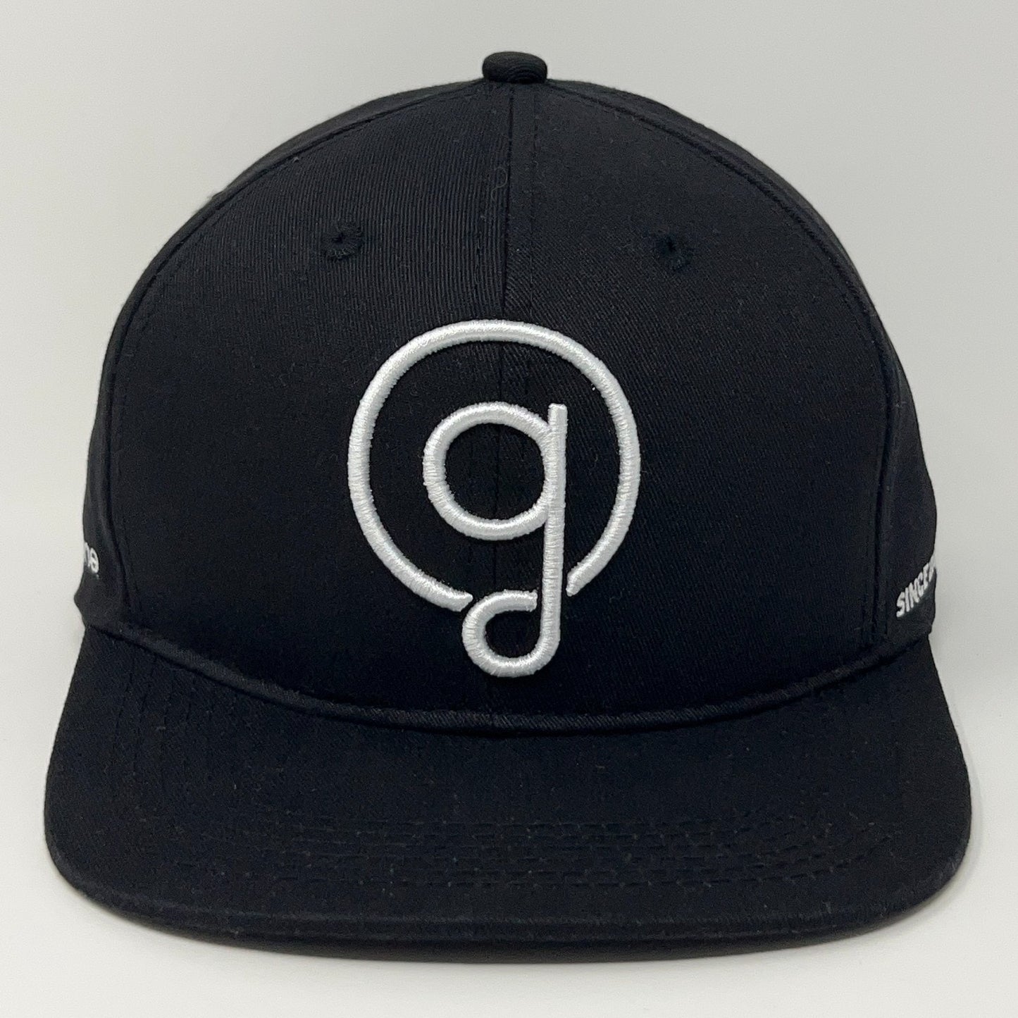 Black Greenlane Holdings Cap with Silver Logo Embroidery on Front, Adjustable Fit