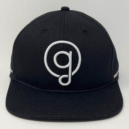 Black Greenlane Holdings Cap with Silver Logo Embroidery on Front, Adjustable Fit