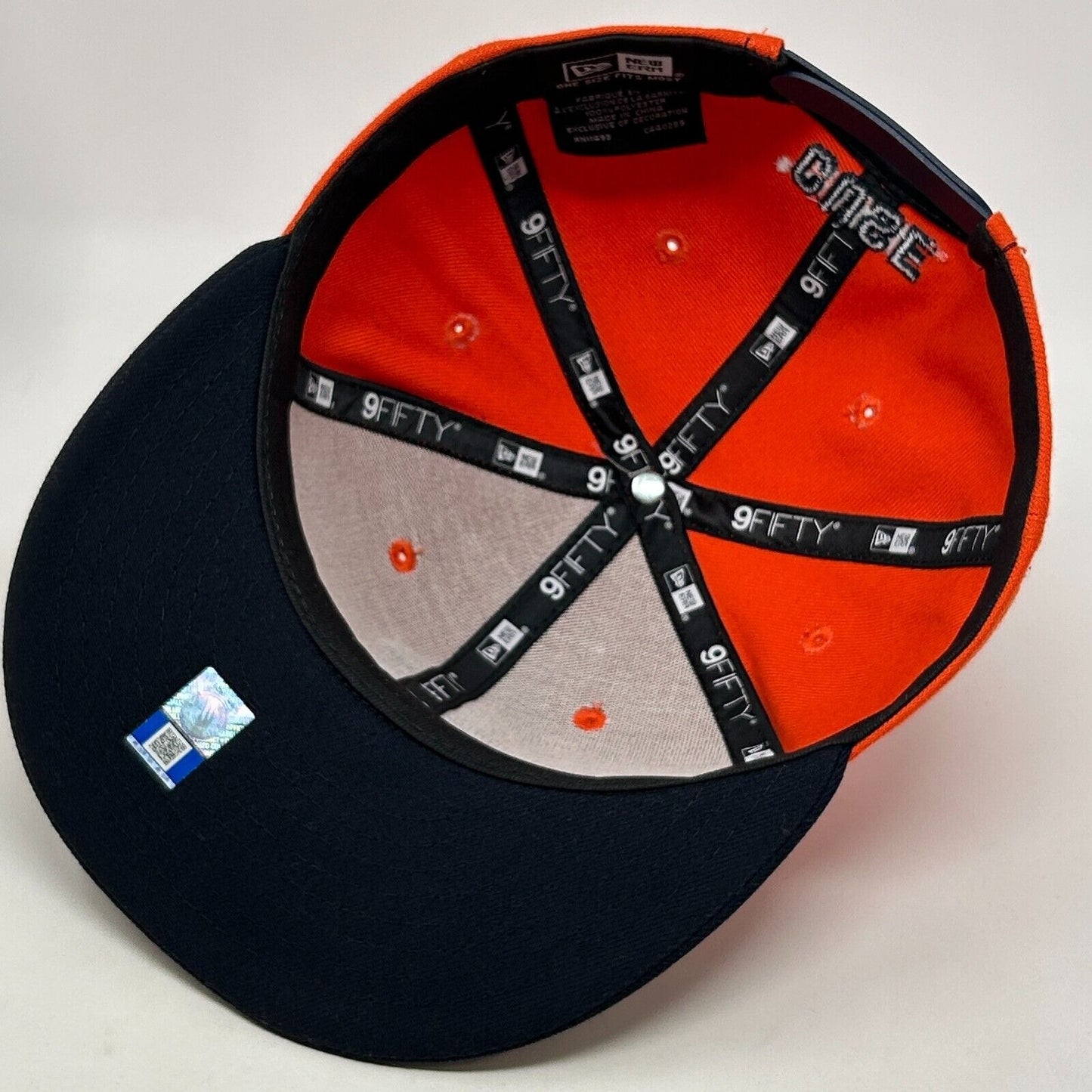 Syracuse University Orange Baseball Hat Cap SU 'Cuse New Era 9Fifty Snapback