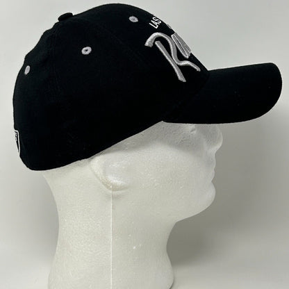 Las Vegas Raiders Script Baseball Hat Cap NFL Black 47 Brand Flex Fitted OSFA