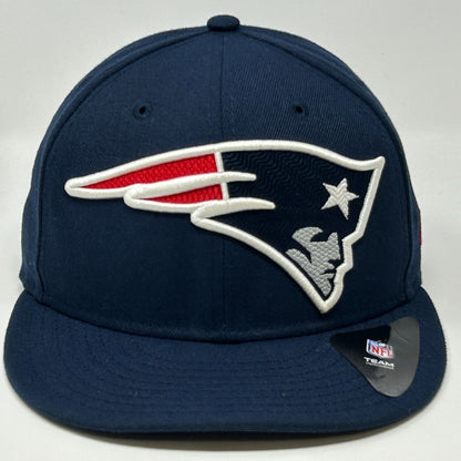 New England Patriots Hat Baseball Cap Fitted 7 1/8 Blue New Era 59Fifty 5950 NFL