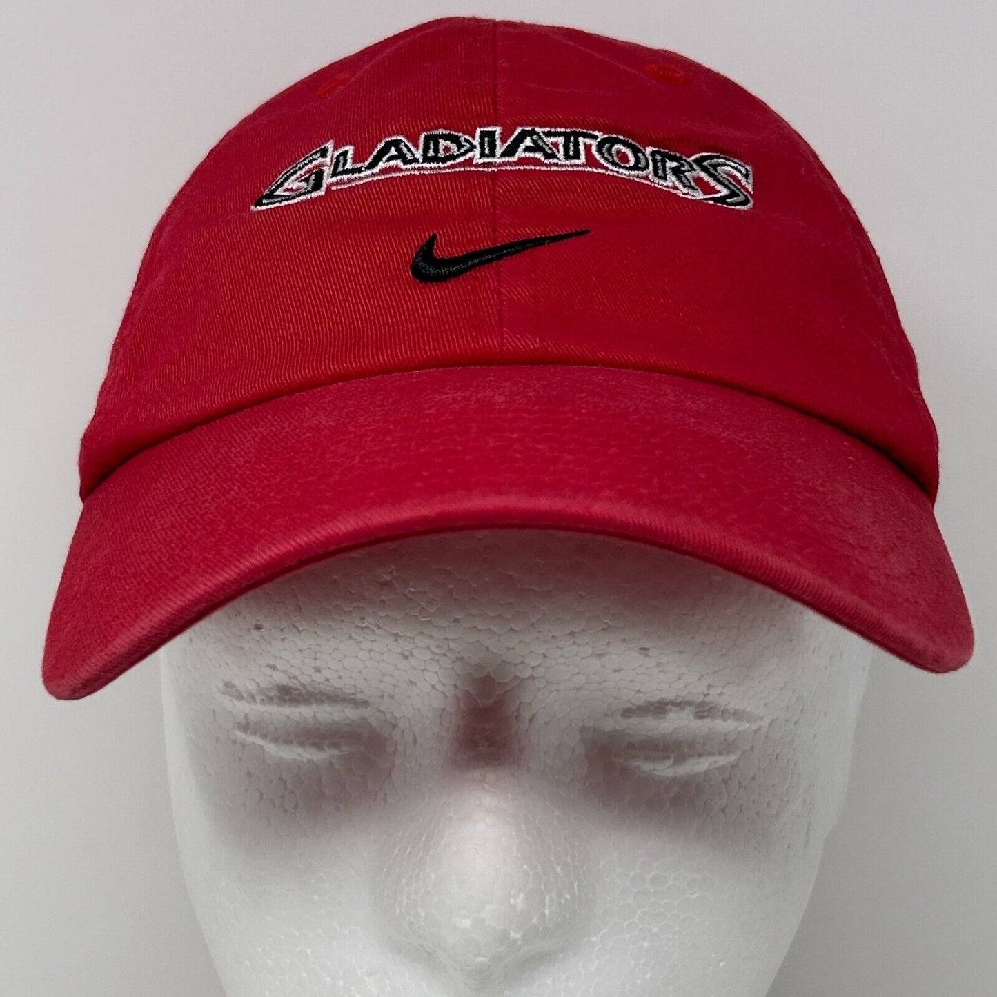 Vintage Las Vegas Cleveland Gladiators Dad Hat Baseball Cap AFL Nike 6 Panel Red