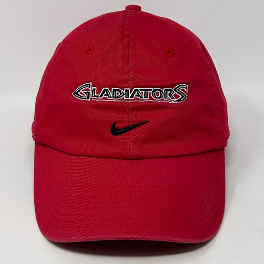 Vintage Las Vegas Cleveland Gladiators Dad Hat Baseball Cap Nike Strapback Red