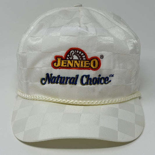 Vintage JenniEo Baseball Cap in White with Front View