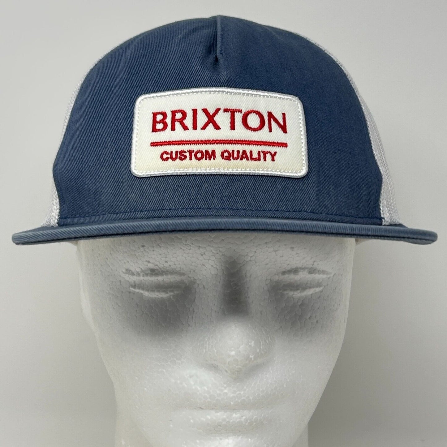 Brixton Custom Quality Trucker Hat Baseball Cap BRXTN Skater Mesh Snapback Blue