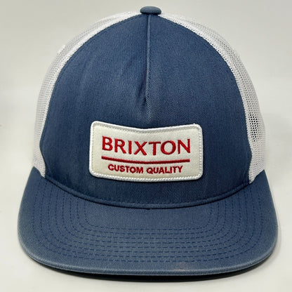 Brixton Custom Quality Trucker Hat Baseball Cap BRXTN Skater Mesh Snapback Blue