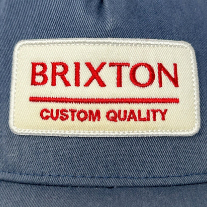 Brixton Custom Quality Trucker Hat Baseball Cap BRXTN Skater Mesh Snapback Blue