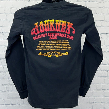 Vintage Journey Graphic T-Shirt Black Large Back View Vintage