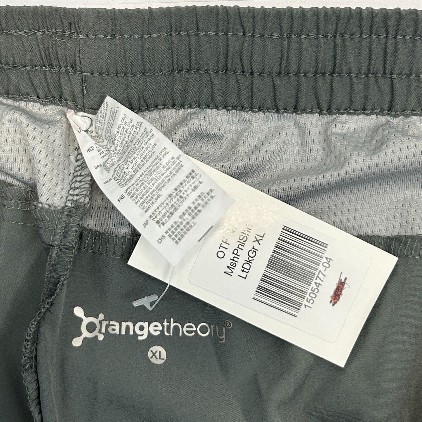 Orangetheory Fitness Shorts Mens X-Large Pockets Gym Workout Orange Theory Gray