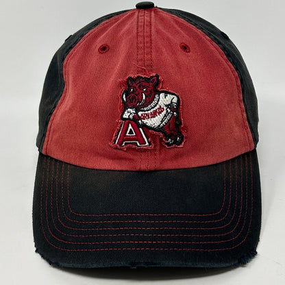 Arkansas Razorbacks Dad Hat Baseball Cap University NCAA Hogs 47 Brand Black