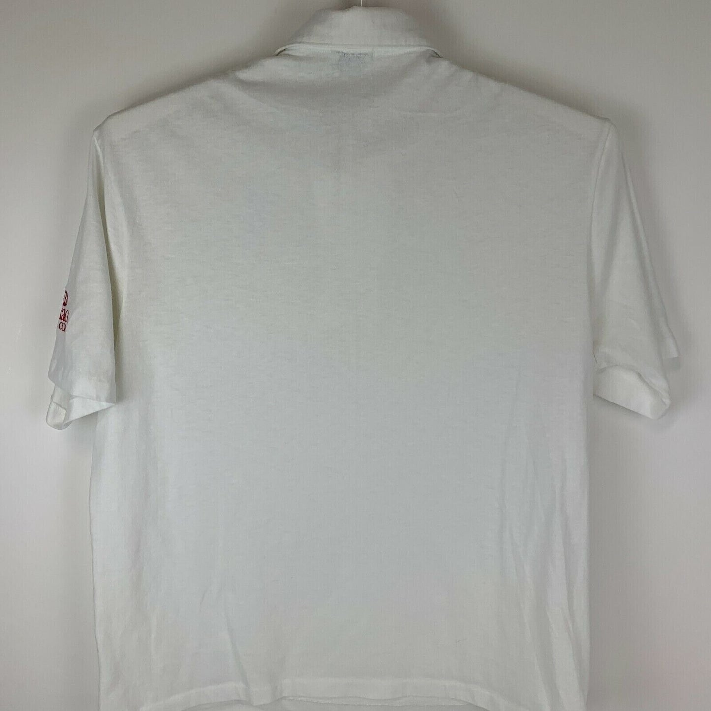 Vintage Texaco Polo T Shirt Mens X-Large Additive Company Gas Oil 90s USA White