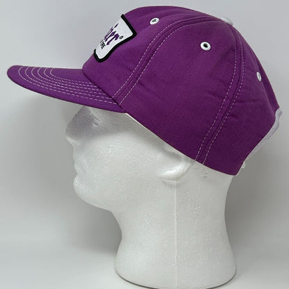 Vintage Hoosier Racing Tire Baseball Hat Cap Drag Racing Motorsports USA Purple