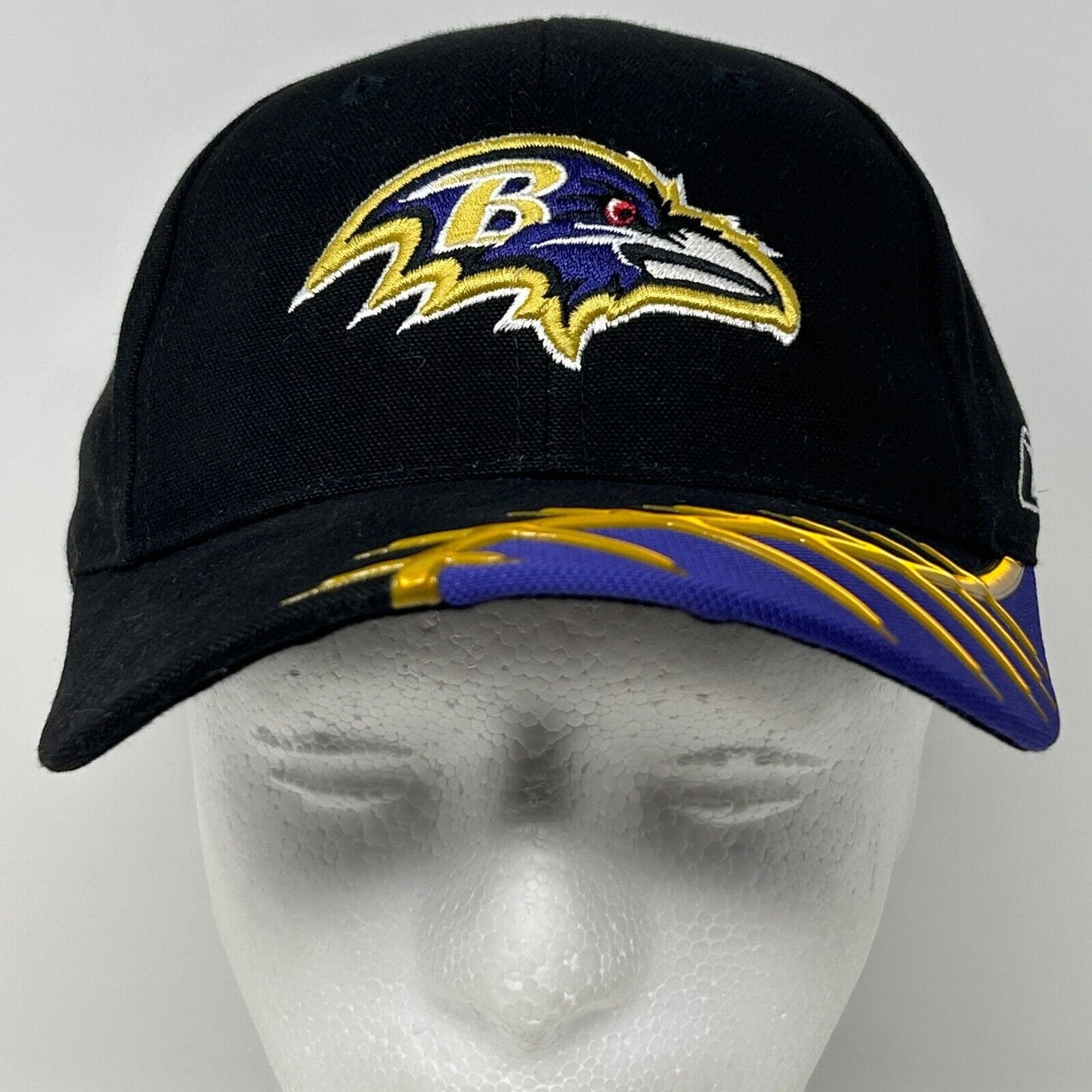 Baltimore Ravens Baseball Hat Cap NFL Football Reebok Pro Line Strapback Black