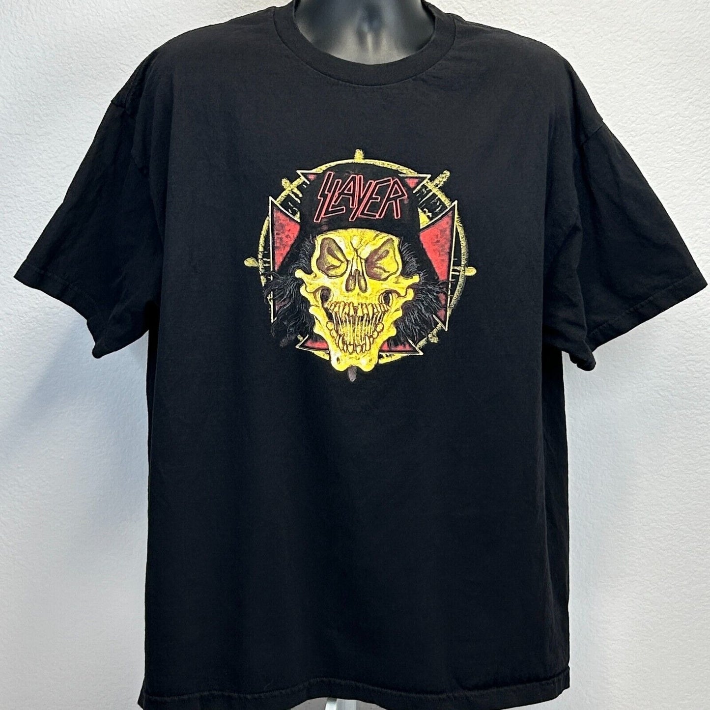 Slayer 2019 Final Tour T Shirt Mens 2XL Concert Wehrmacht Demon Skull Black