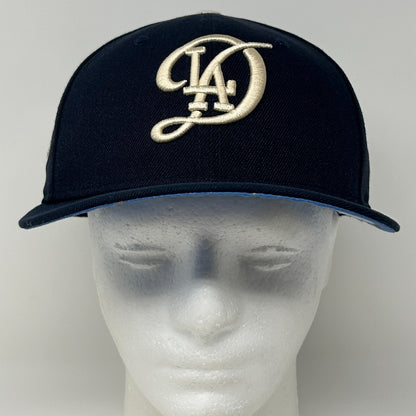 New Era LA Dodgers Hat Navy Blue Front View