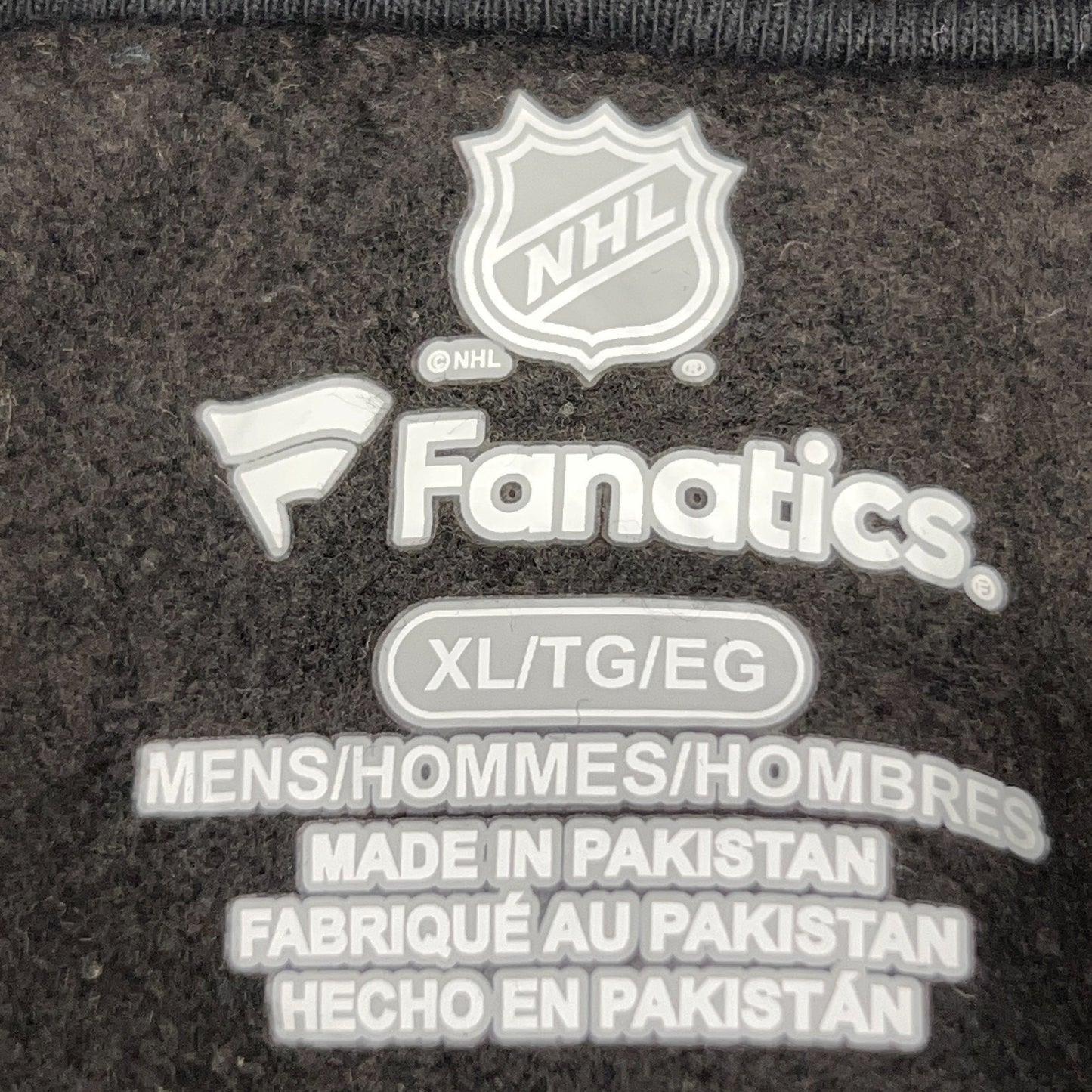 Fanatics Las Vegas Golden Knights Hoodie in Black XL Front View