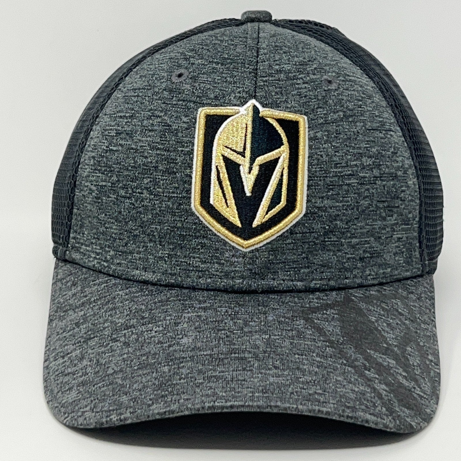 New Era Las Vegas Golden Knights Gray Adjustable Cap with Front Team Logo for Fans