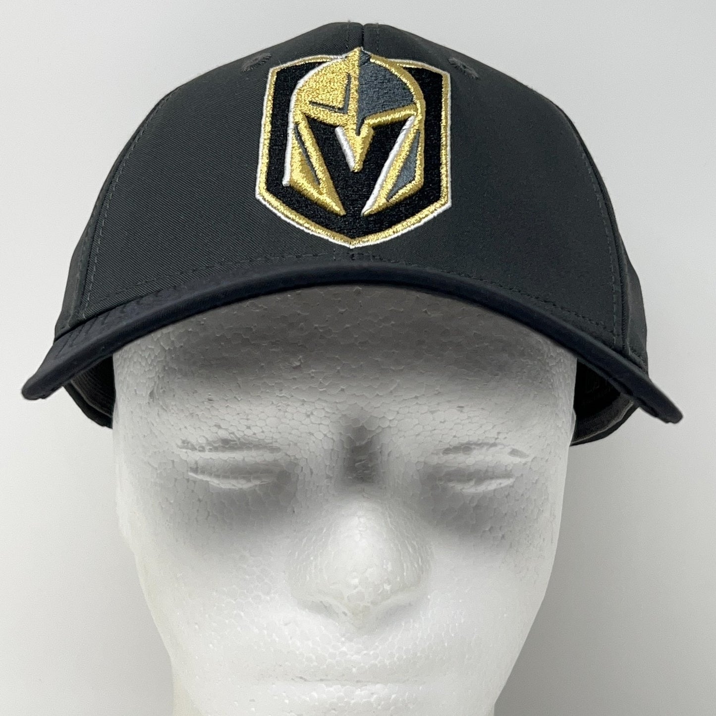 adidas Las Vegas Golden Knights Hat in Black, Front View