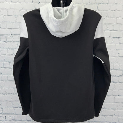 NFL Hoodie in Black and White, Las Vegas Raiders, Size Large, Back View