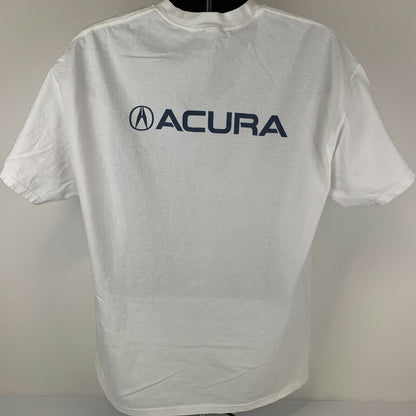 Acura LA Bike Tour T Shirt Mens X-Large Los Angeles Marathon Bicycle Race White