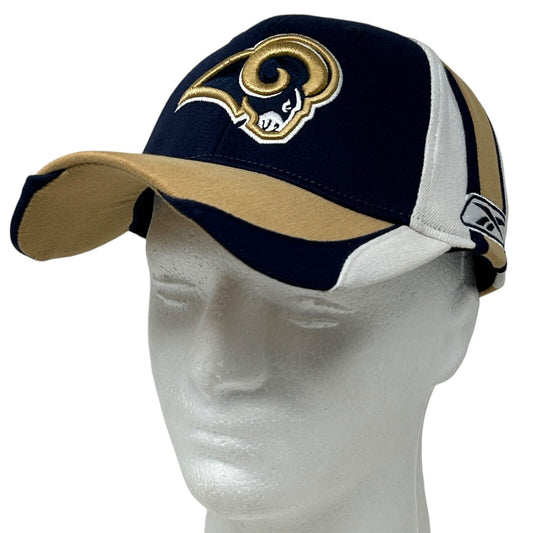 Los Angeles LA Rams Baseball Hat Cap NFL Football Reebok Blue Flex Fitted OSFA