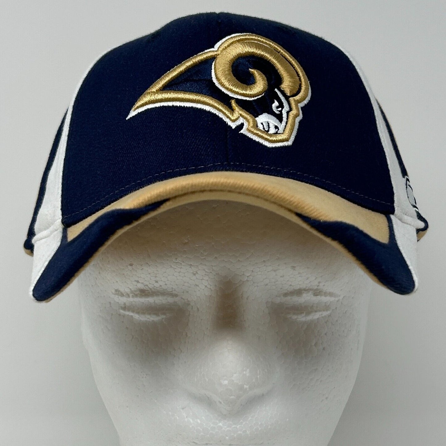 Los Angeles LA Rams Baseball Hat Cap NFL Football Reebok Blue Flex Fitted OSFA