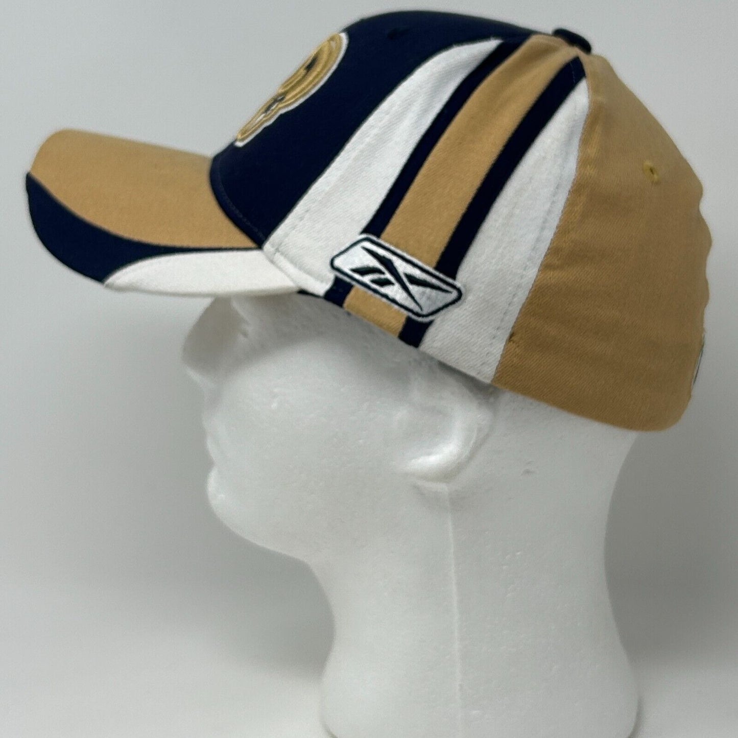 Los Angeles LA Rams Baseball Hat Cap NFL Football Reebok Blue Flex Fitted OSFA