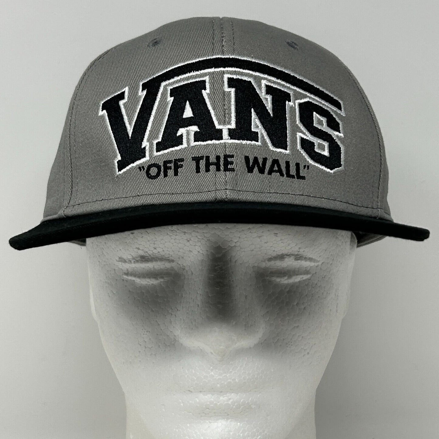 Vans Off The Wall Hat Baseball Cap Skater Skating Skateboarding Snapback Gray