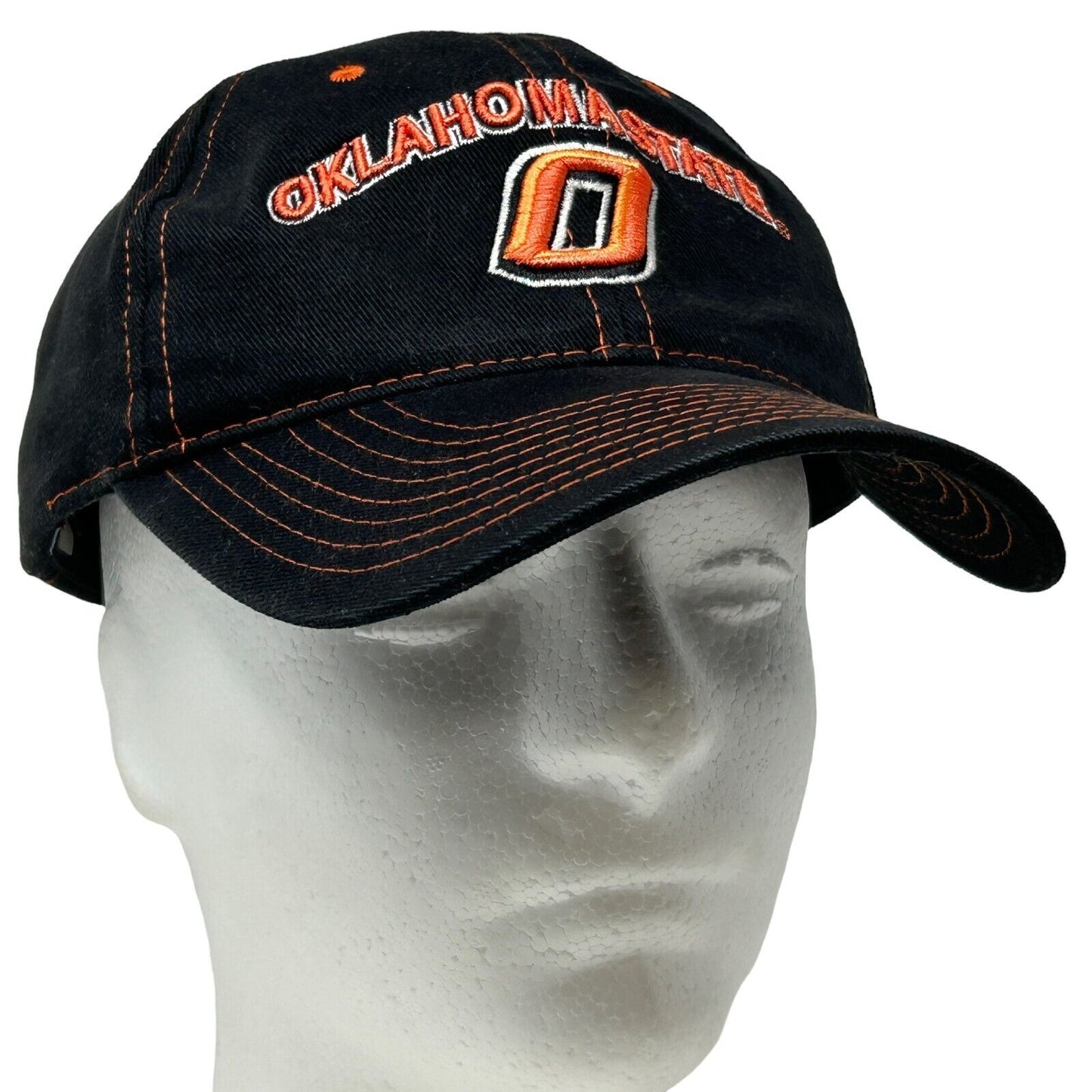 Oklahoma State Cowboys Baseball Hat Cap University NCAA Black Starter Strapback