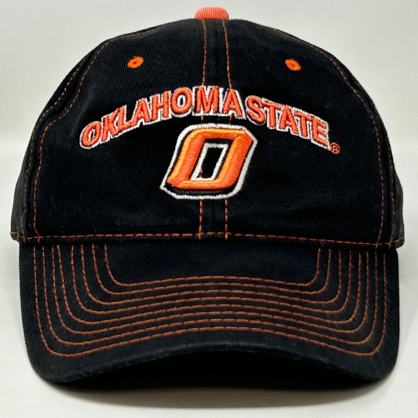 Oklahoma State Cowboys Baseball Hat Cap University NCAA Black Starter Strapback