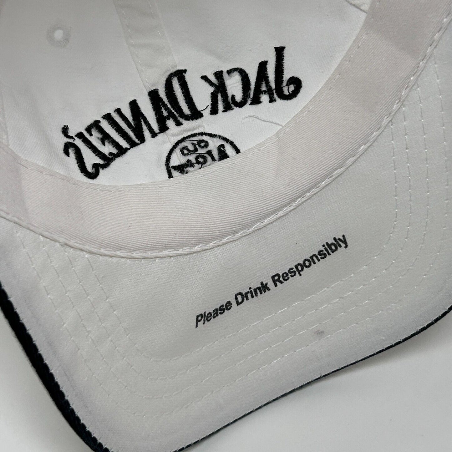 Jack Daniels Old No 7 Dad Hat Baseball Cap Tennessee Whiskey Strapback White