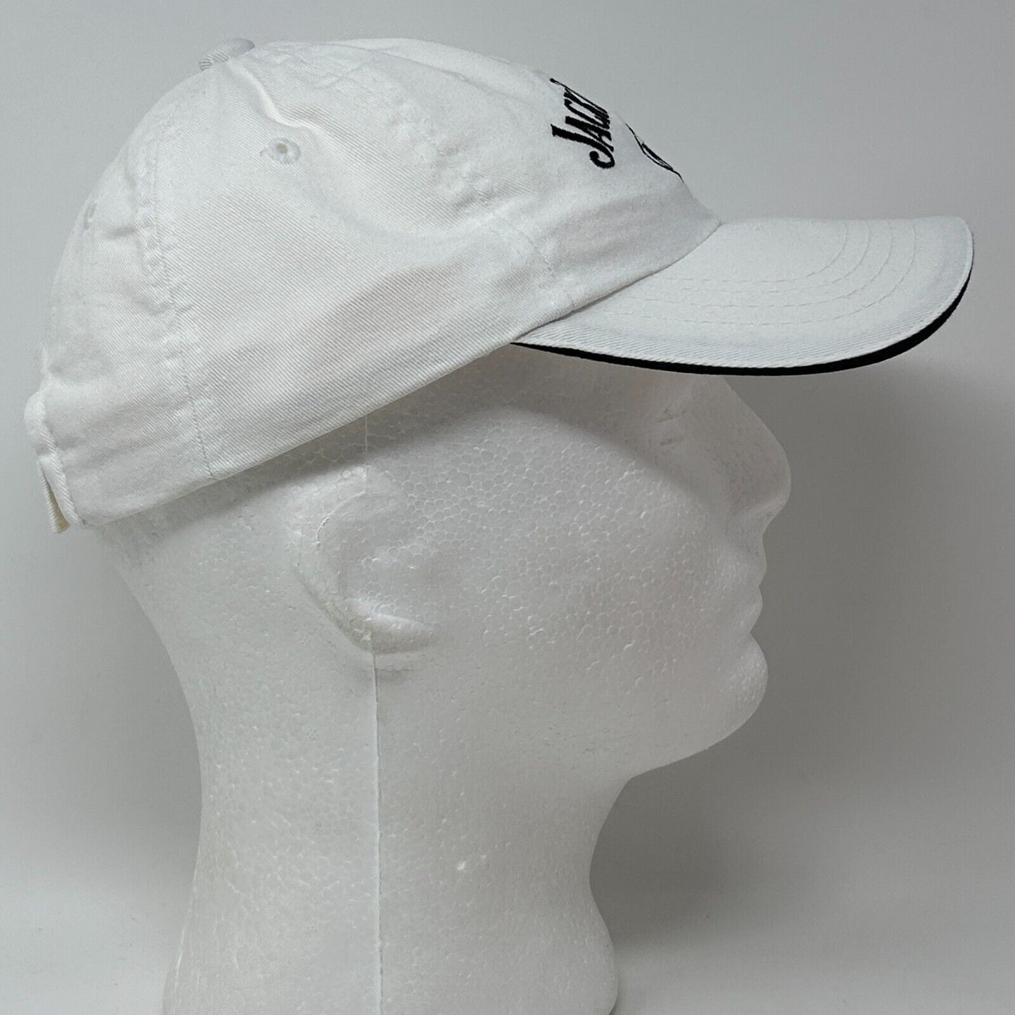 Jack Daniels Old No 7 Dad Hat Baseball Cap Tennessee Whiskey Strapback White