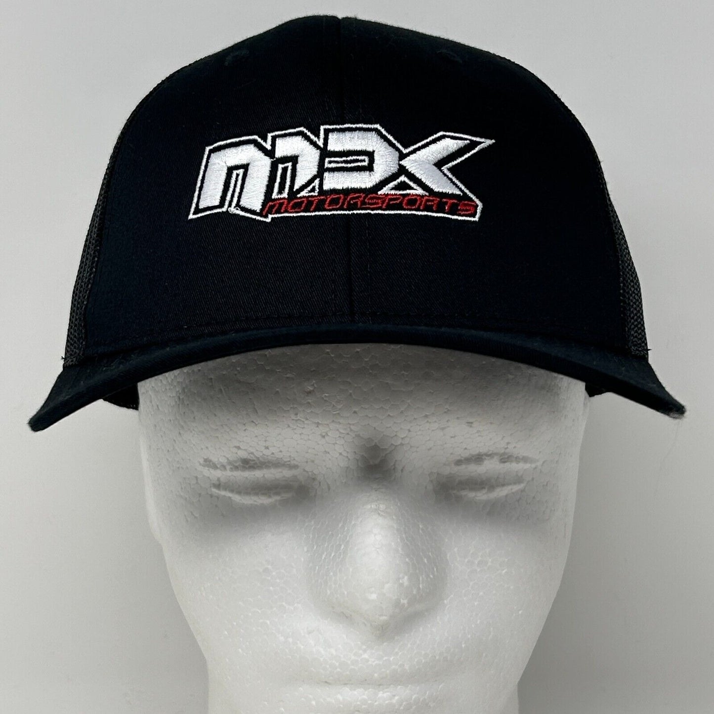 MDK Motorsports 卡车司机帽 棒球帽 赛车 6 片式后扣帽 黑色网眼