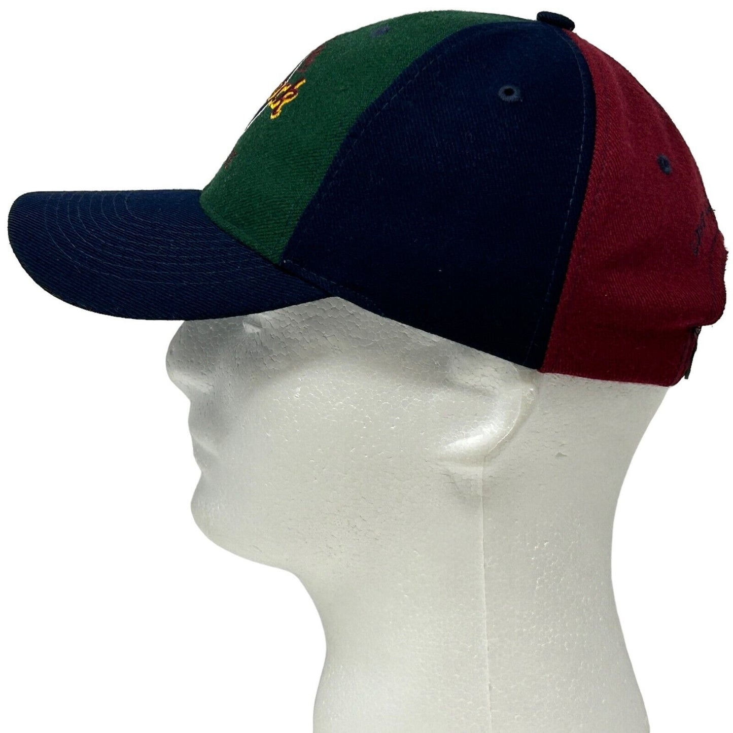 Vintage Hard Rock Cafe Singapore Hat Baseball Cap 90s Blue Green Red Snapback