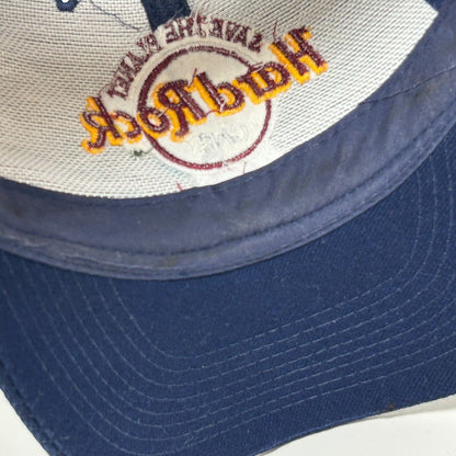 Vintage Hard Rock Cafe Singapore Hat Baseball Cap 90s Blue Green Red Snapback