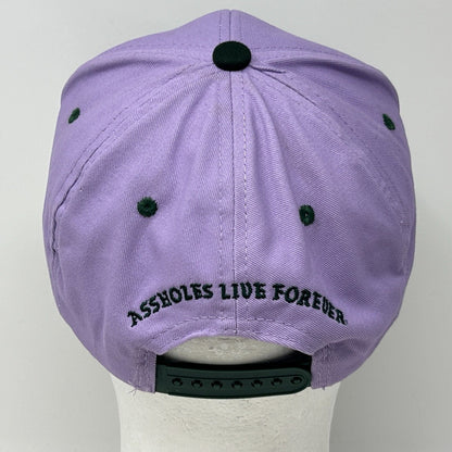 A$$holes Live Forever 棒球帽 Linda Finegold 六片式 Snapback 紫色