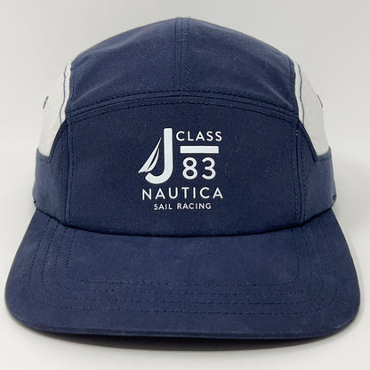Nautica J Class 83 Sail Racing Cap in Navy with Front Logo and White Accents